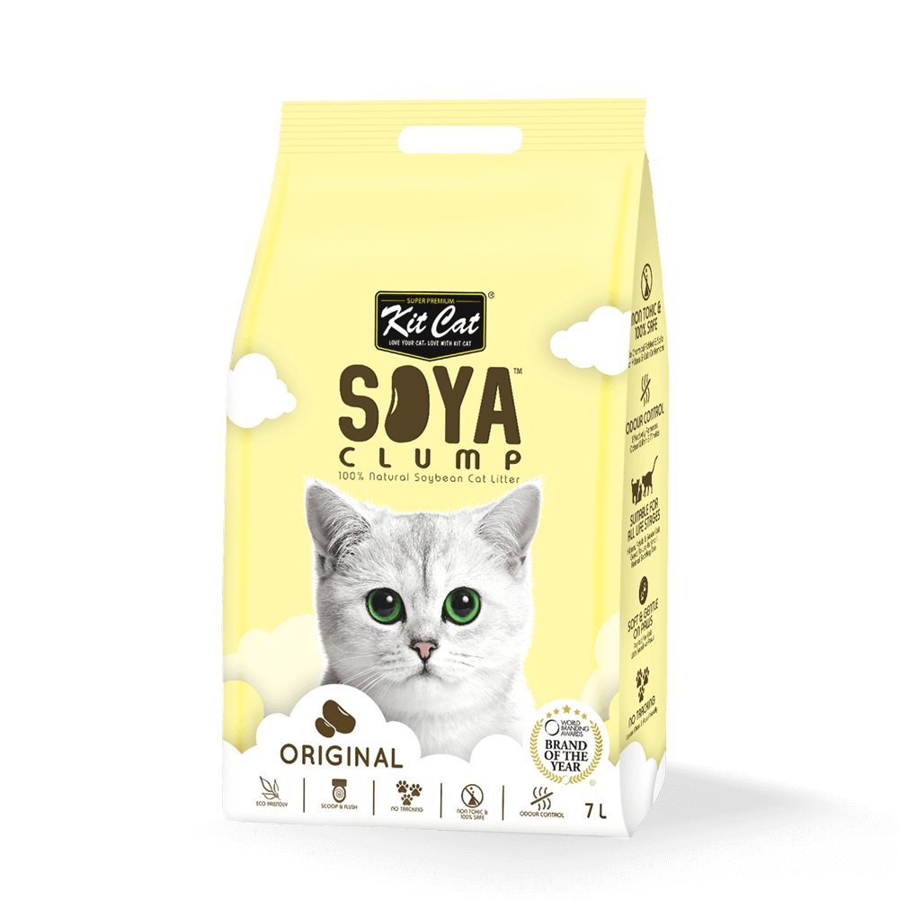 Kit Cat Charcoal Soya Clump Soybean Cat Litter USAYPET