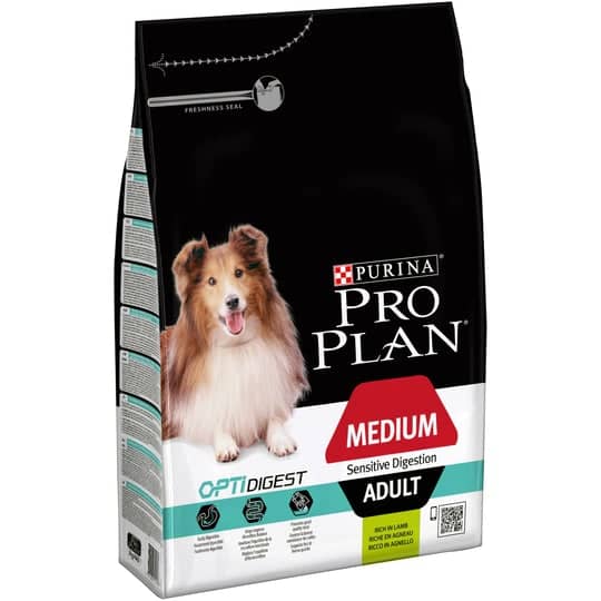 Purina Pro Plan Lamb Medium Adult Sensitive Digestion Dog Dry Food ...